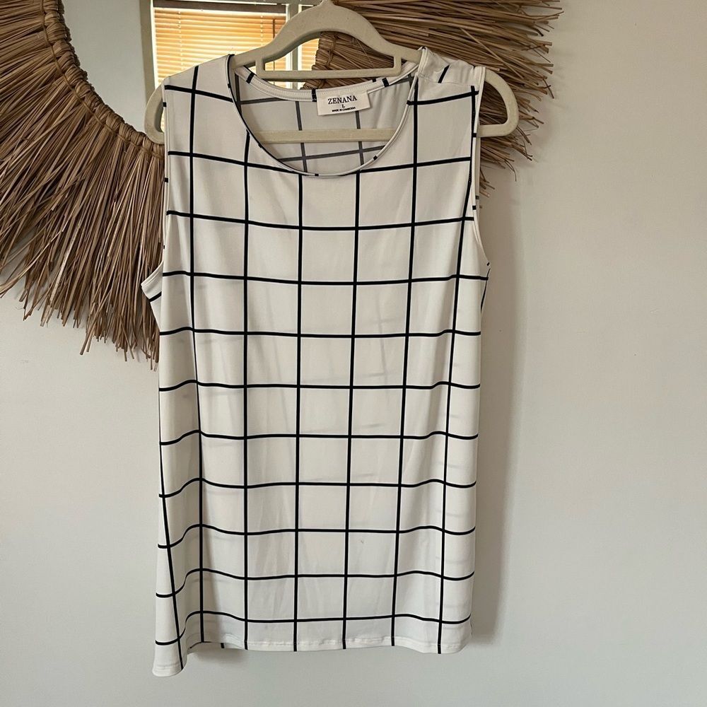 Zenana wide strapped tank top - Picture 1 of 3